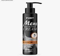 FORT Hair Remover Cream for Men – 120ml Fast, painless hair removal for smooth, clean skin in minutes. Easy to use, no razor needed, and long-lasting results.