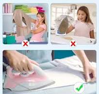 Teflon Iron Cover Protector – Non-Stick Ironing Accessory for Delicate Fabrics Iron Guard Teflon Cover – Protect Clothes from Heat, Burn & Shine Marks Universal Iron Plate Protector – Teflon Non-Stick Cover for Safe Ironing