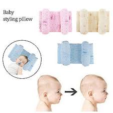 CozyBabyNest.Newborn Baby Head Shaping Pillow – Cute Bear Design | Anti-Roll, Breathable & Soft Support Cushion for Infant Safety Sleep.By Baby & Gadgets Hub.